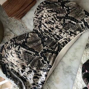 Windsor Shake print Tube Top! NWT